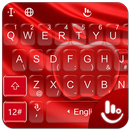 Red Cherry Blush Apple Keyboard Theme APK