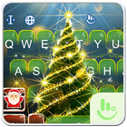 ikon Live 3D Christmas Tree Keyboard Theme