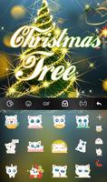 Live 3D Christmas Tree Keyboard Theme captura de pantalla 3