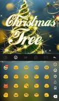 Live 3D Christmas Tree Keyboard Theme captura de pantalla 2