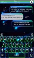 1 Schermata TouchPal Comet Keyboard Theme