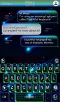 TouchPal Comet Keyboard Theme imagem de tela 1