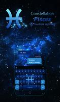 Star Pisces Keyboard Theme Affiche