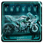 Neon Color Motorcycle Keyboard Theme icon