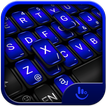 Cool Black Blue Keyboard Theme