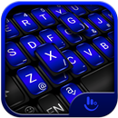 Cool Black Blue Keyboard Theme APK
