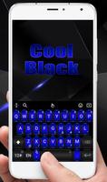 Cool Black Blue poster