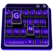Superbe thème de clavier violet noir