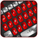 Black Red Metal Keyboard Theme-APK