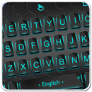 Cool Blue Light Keyboard Theme APK