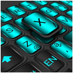 Cool Blue Texture Keyboard Theme