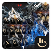 Cool Iron Wolf Keyboard Theme