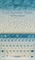 Cool Summer Wave Keyboard Theme poster