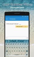 Cool Summer Wave Keyboard Theme screenshot 1