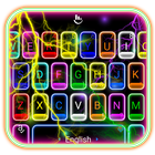 Thunder Neon Colorful Lights Keyboard Theme icône