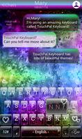 Colorful Glass Water Keyboard screenshot 2
