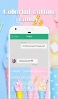 Cotton Candy Keyboard  Theme poster