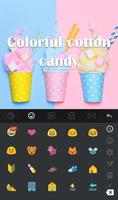 Cotton Candy Keyboard  Theme capture d'écran 2