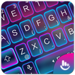 Colorful Neon Lights Keyboard Theme