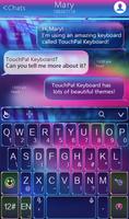 TouchPal Colorful Neon Theme screenshot 1