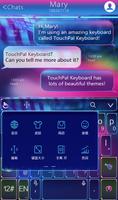 TouchPal Colorful Neon Theme screenshot 2