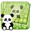 Cute Furry Panda Keyboard Theme