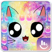 Cute Kitty Colorful Keyboard Theme