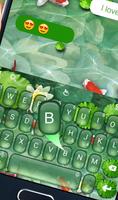Cute Koi Fish Keyboard Theme الملصق
