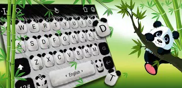 Cute Panda Baby Keyboard Theme