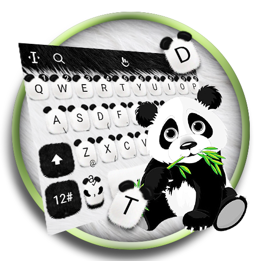 Cute Panda Baby Keyboard Theme