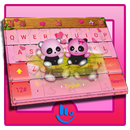 Cute Panda Fun Keyboard Theme APK