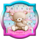 Cute Teddy Bear Keyboard Theme-APK