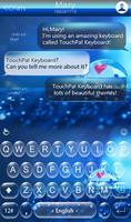 Water Bubble Keyboard Theme Screenshot 1