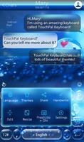 Water Bubble Keyboard Theme Screenshot 2