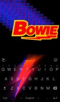 David Bowie Keyboard Theme Affiche