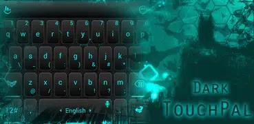 TouchPal Dark Neon Green Theme