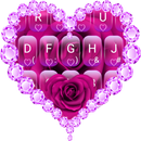 Diamond Rose Keyboard Theme APK
