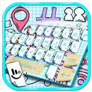 Doodle Style Keyboard Theme APK