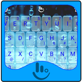 Pure Water Drops Keyboard Theme icono
