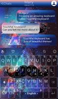 برنامه‌نما TouchPal Dreamer Keyboard Skin عکس از صفحه