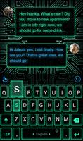 Electric Neon Keyboard Theme screenshot 1