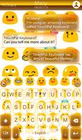 برنامه‌نما TouchPal Emoji Keyboard Theme عکس از صفحه