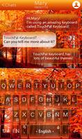 TouchPal Fall Keyboard Theme ảnh chụp màn hình 1