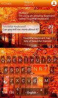 TouchPal Fall Keyboard Theme capture d'écran 2