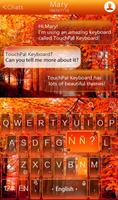TouchPal Fall Keyboard Theme ảnh chụp màn hình 2