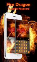 Red Fire Dragon Keyboard Theme постер