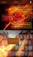 Red Fire Dragon Keyboard Theme скриншот 2