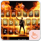 Live 3D Fire Flame Keyboard Theme icône