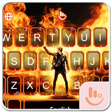 Live 3D Fire Flame Keyboard Theme icono