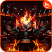 Fire Skull Keyboard Theme